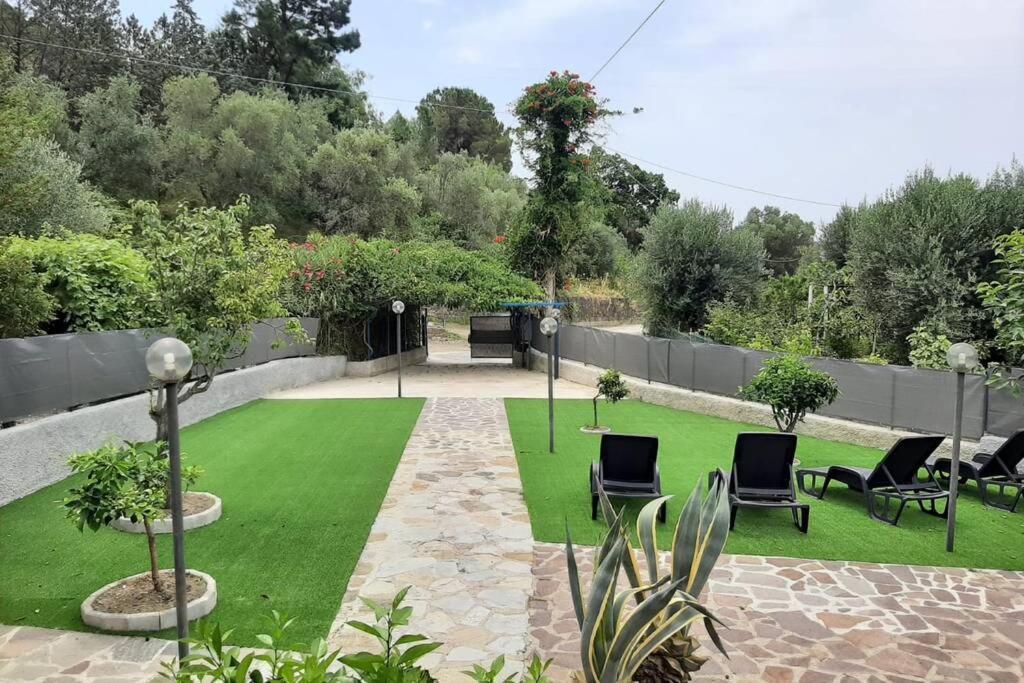 Villa Cilento Mare, Bellissima Con Ampio Giardino Capitello Bagian luar foto