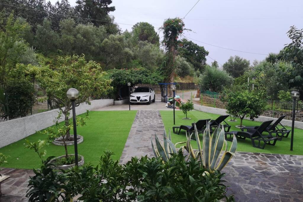 Villa Cilento Mare, Bellissima Con Ampio Giardino Capitello Bagian luar foto